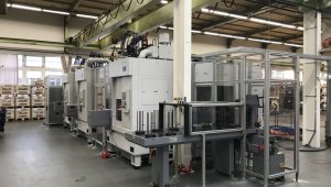 completely mounted soft-machining production line