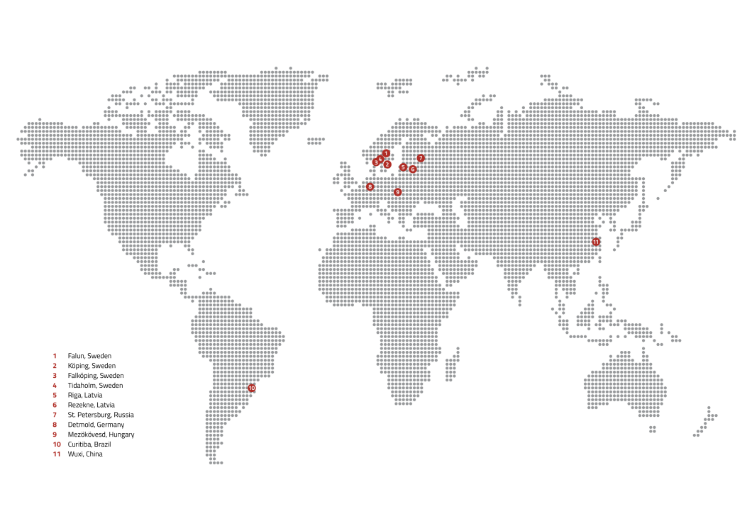 LEAX Group Standorte weltweit
